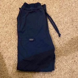 Womens Cherokee Workwear Scrub Pants- Navy